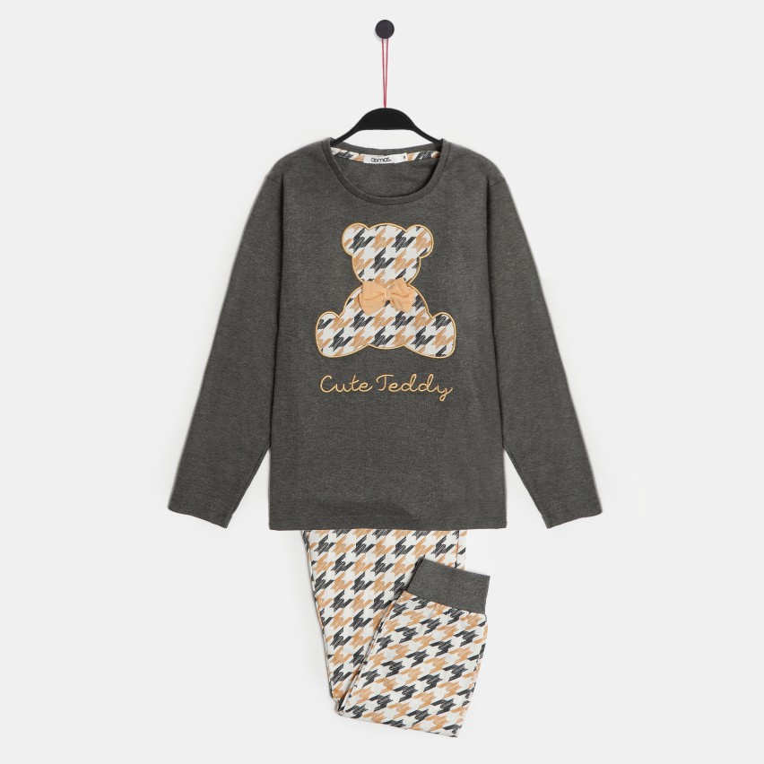 Pigiama bimba junior teddy orsacchiotto Admas 56210 caldo cotone