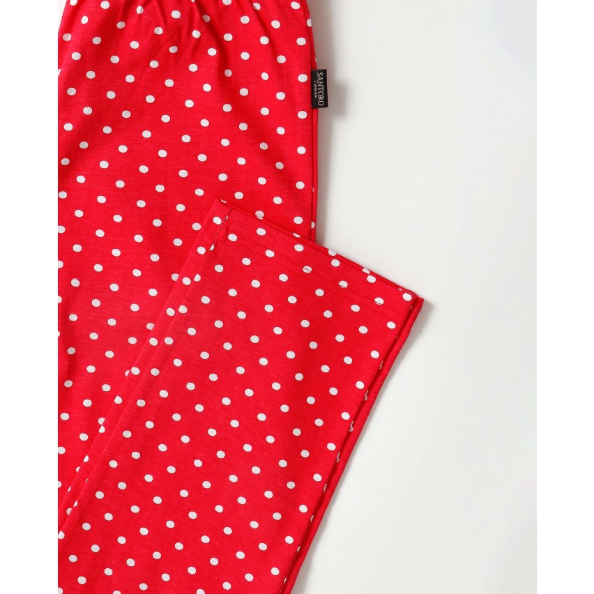 Pigiama bambina invernale Santoro Gorjuss 56619 caldo cotone pois