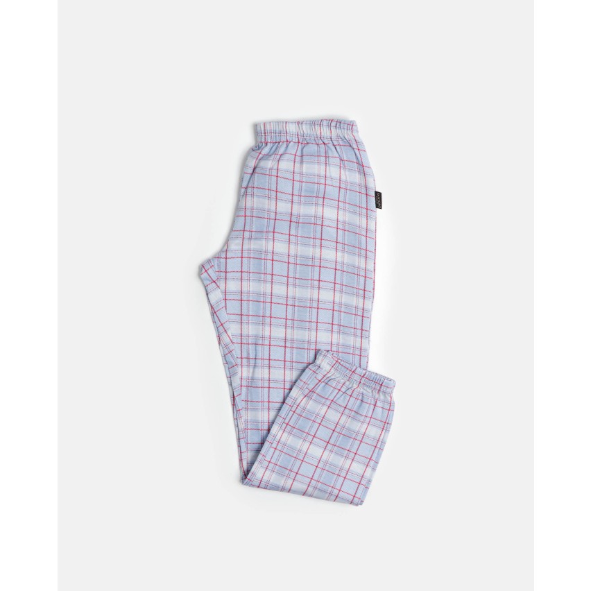 Pigiama bambina invernale Santoro Gorjuss 56621 caldo cotone celeste