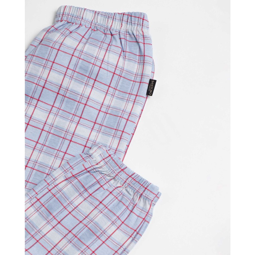 Pigiama bambina invernale Santoro Gorjuss 56621 caldo cotone celeste