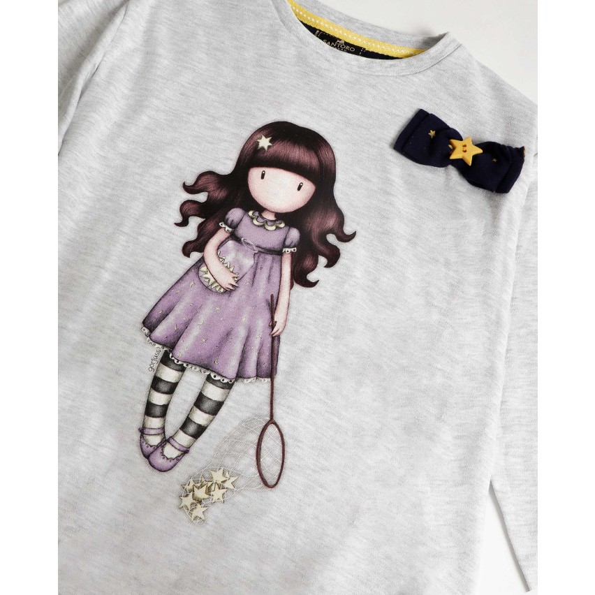 Pigiama bambina invernale Santoro Gorjuss 56624 caldo cotone