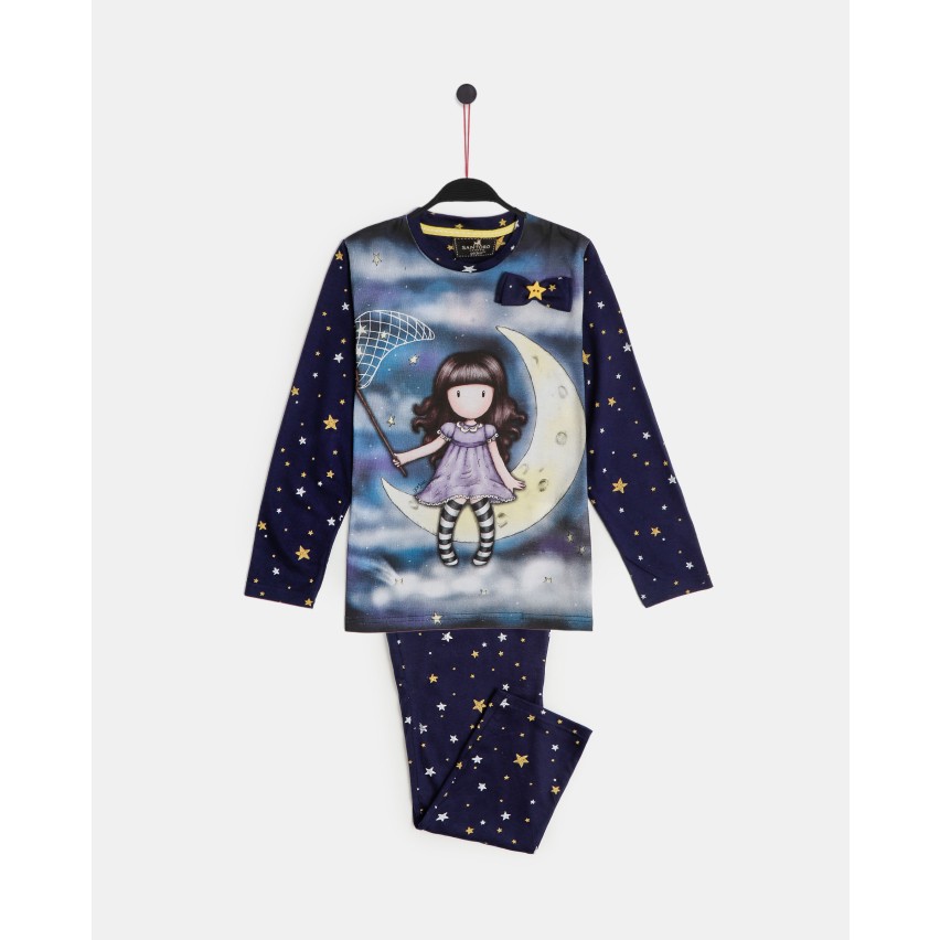 Pigiama bambina invernale Santoro Gorjuss 56625 caldo cotone