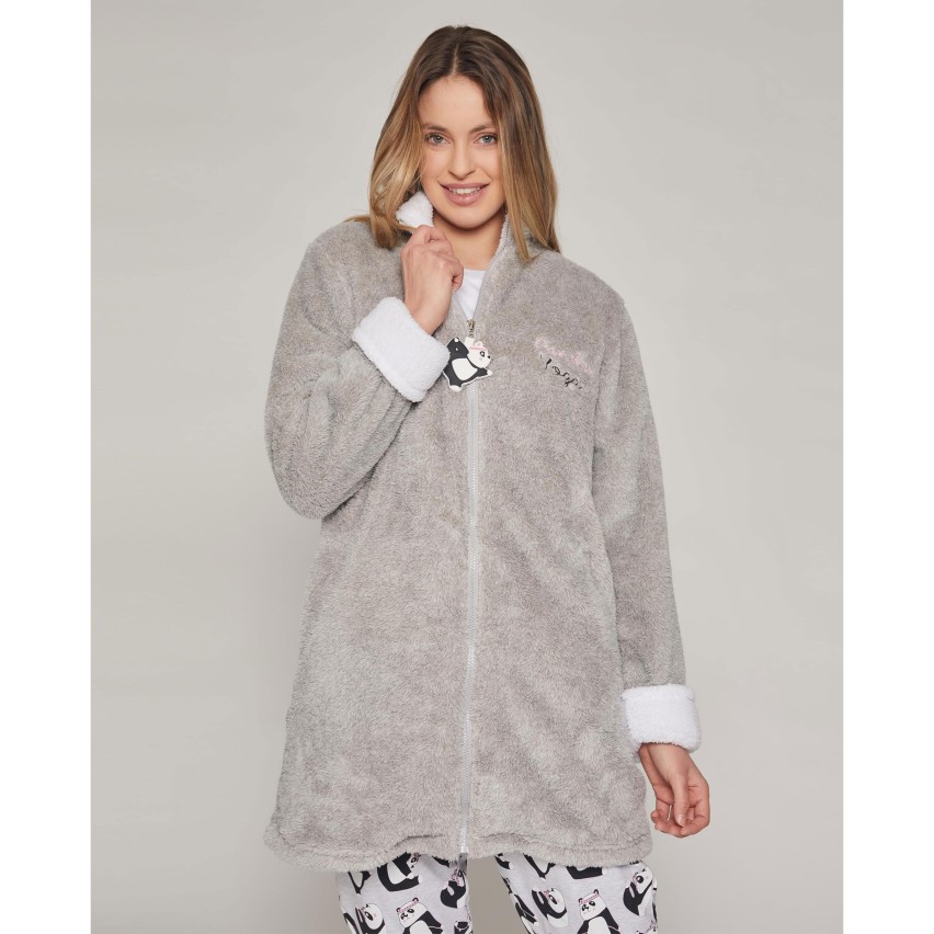 Vestaglia donna caldisima sherpa giacca Admas 57434