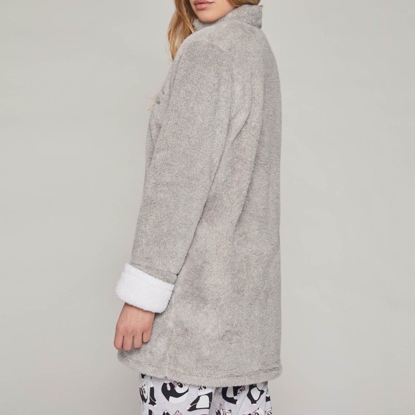 Vestaglia donna caldisima sherpa giacca Admas 57434