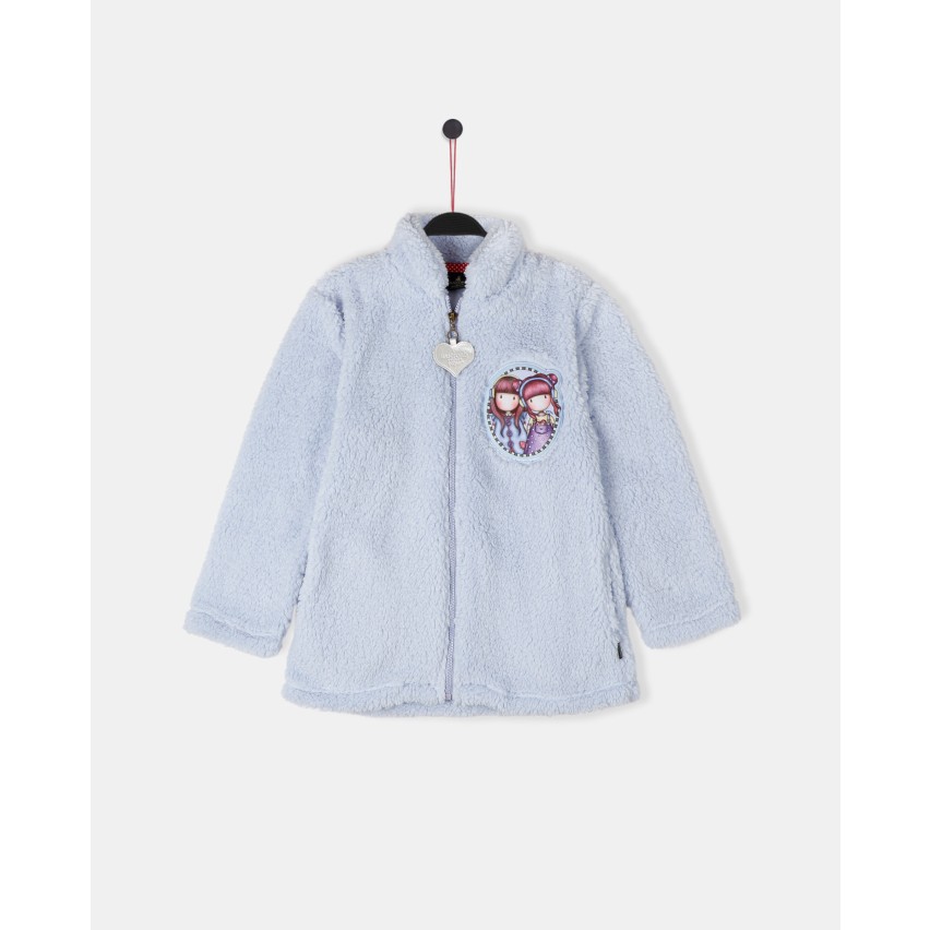 Vestaglia bambina invernale Santoro Gorjuss 57508 pile sherpa