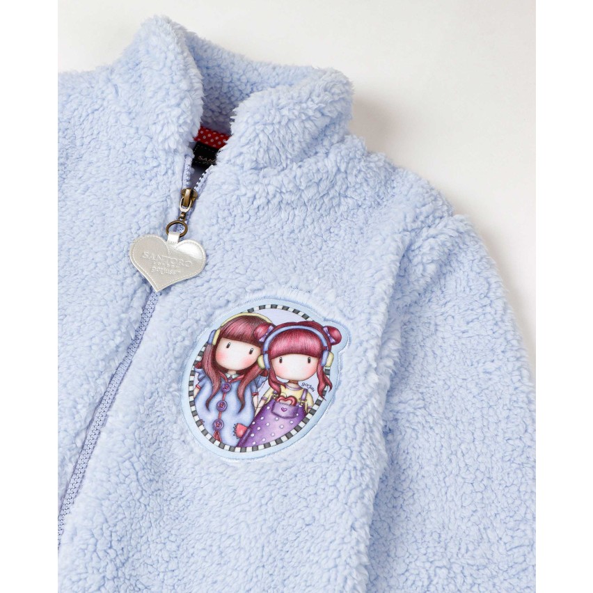 Vestaglia bambina invernale Santoro Gorjuss 57508 pile sherpa