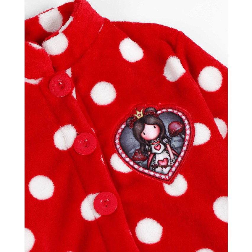 Vestaglia bambina Santoro Gorjuss 57539 caldo pile coral