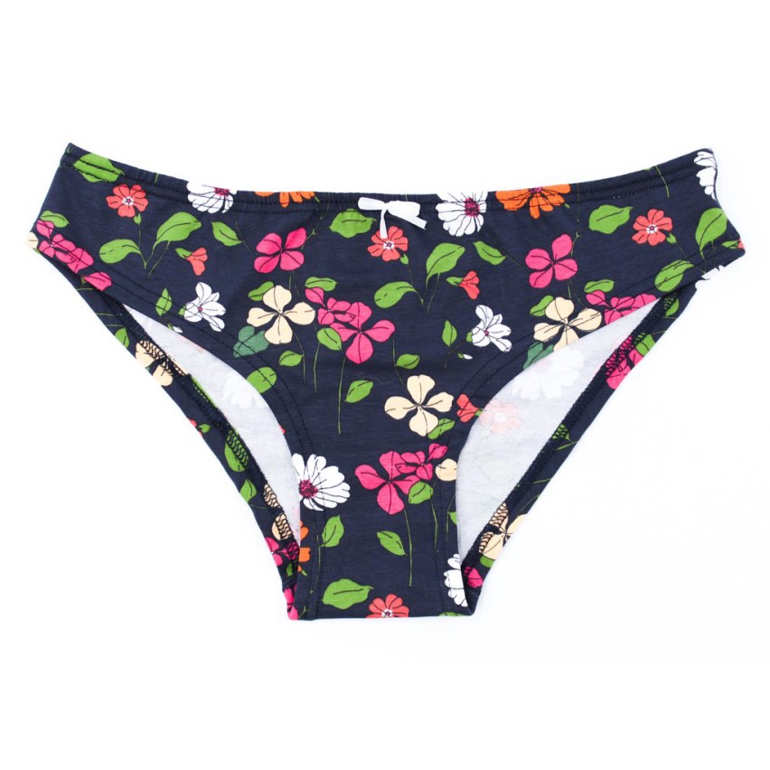 Slip donna jadea 6035 vita bassa floreale 3 pezzi
