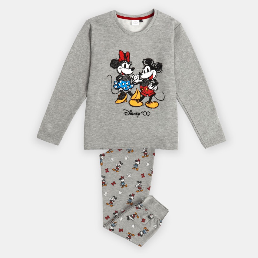 Pigiama bambina Disney topolino minnie 60627 caldo cotone