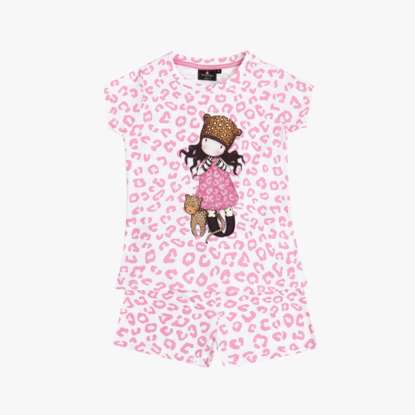 Pigiama bambina Santoro Gorjuss 60825 corto 100% cotone