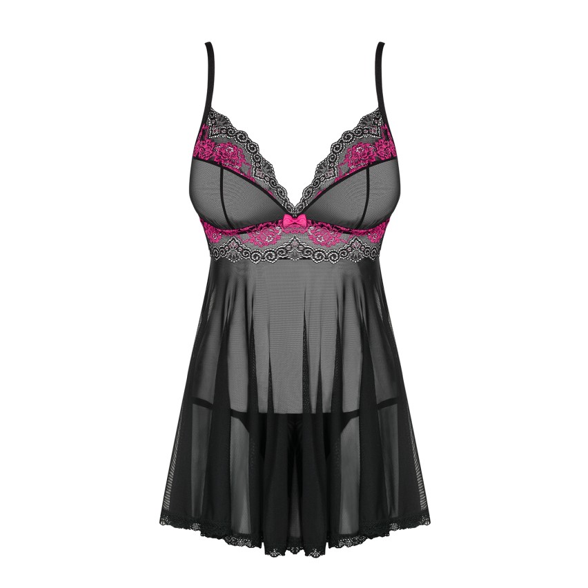 Sexy set babydoll + perizoma Obsessive Tulia babydoll + thong