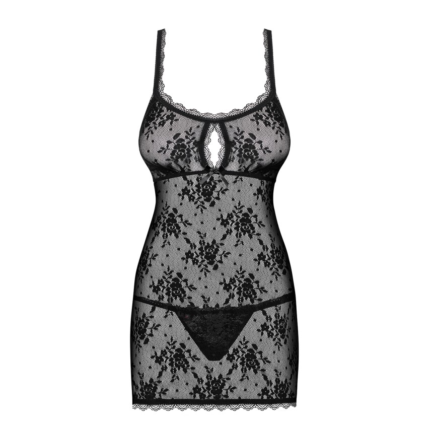 Sexy babydoll + perizoma Behindy e thong trasparente