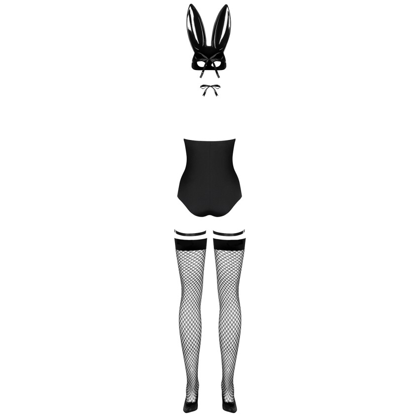 Sexy costume da coniglietta Obsessive Bunny nero