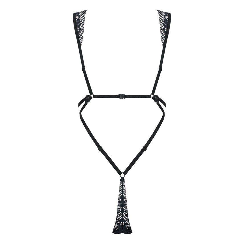 Sexy body Obsessive Figurea Teddy in pizzo nero