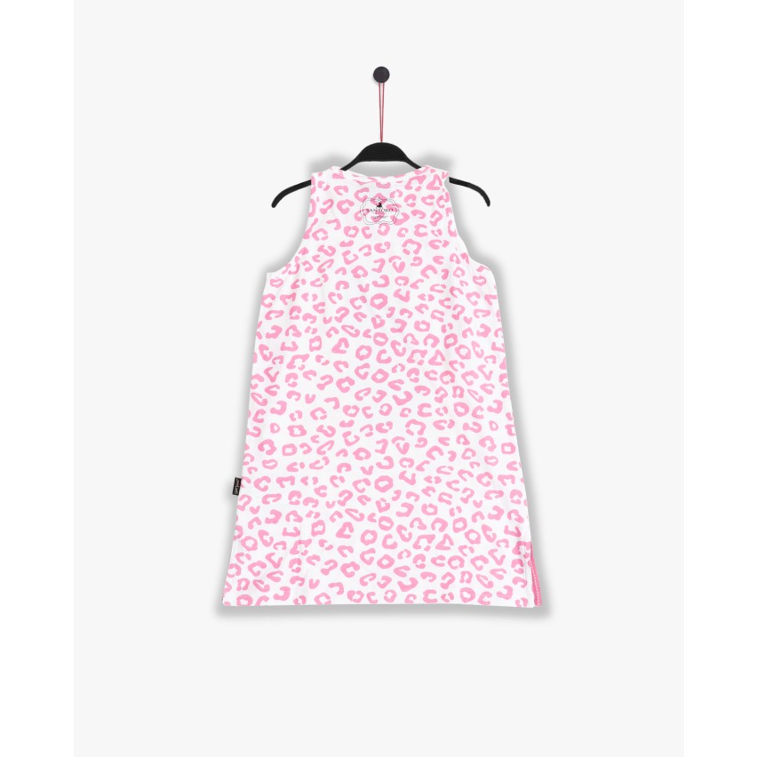 Abitino bambina Santoro Gorjuss 61105 maculato rosa cotone