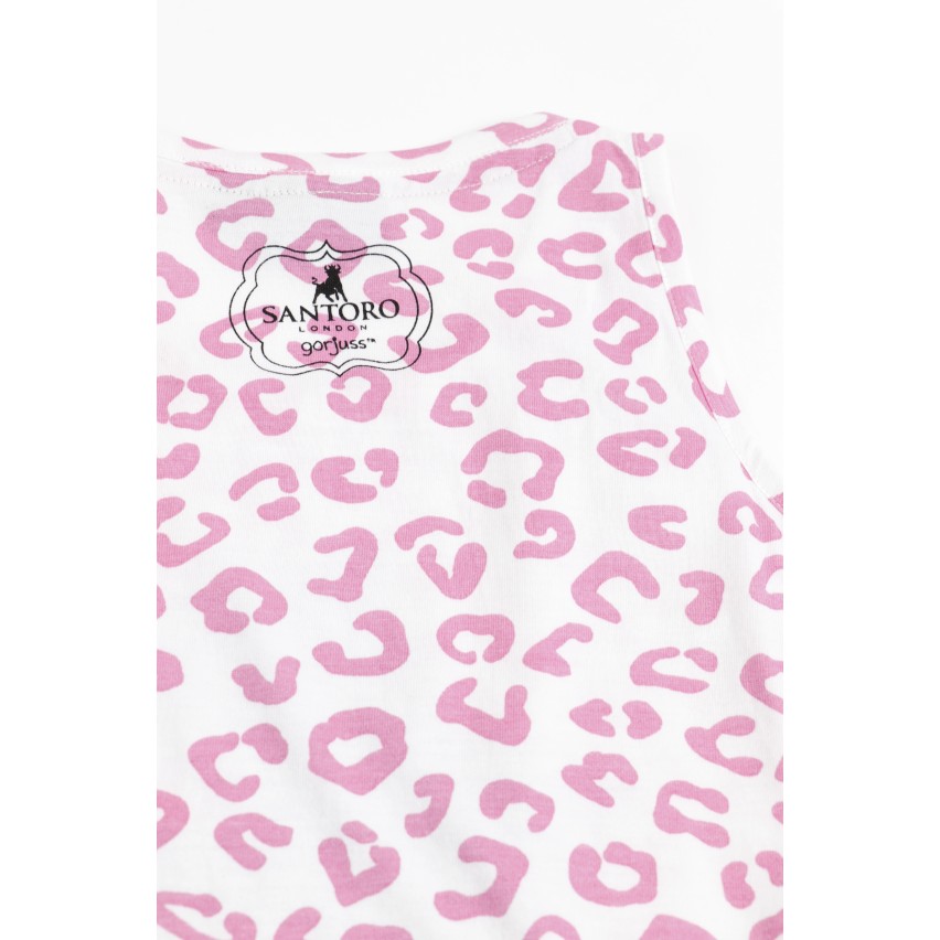 Abitino bambina Santoro Gorjuss 61105 maculato rosa cotone