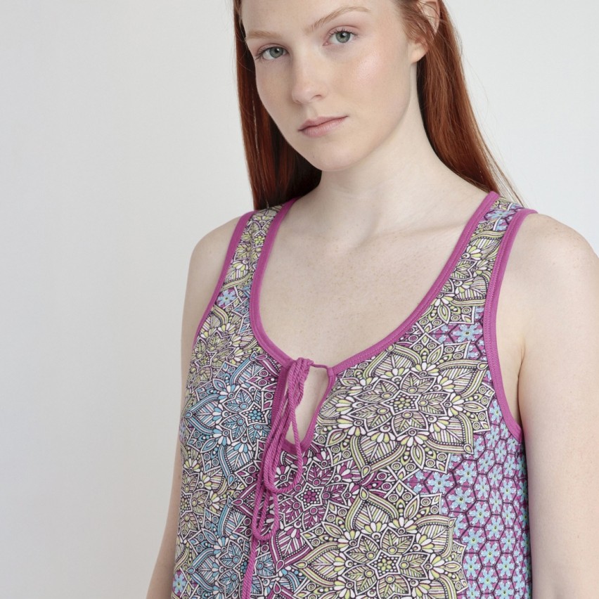 Camicia da notte donna cotone Admas 61348