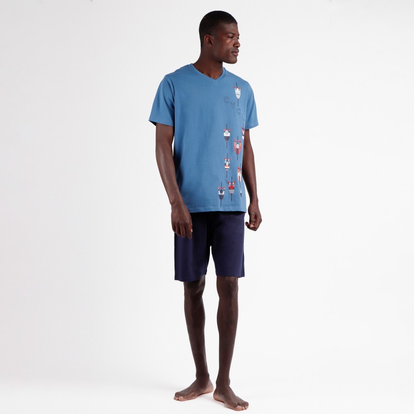 Pigiama uomo casual in puro cotone Admas 62107