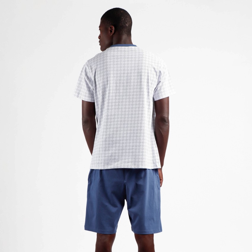 Pigiama uomo fantasia cotone Admas Classic 62111 azul