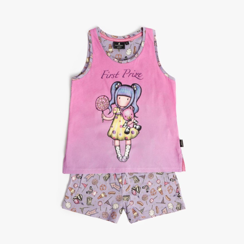Pigiama bambina Santoro Gorjuss 62404 100% cotone