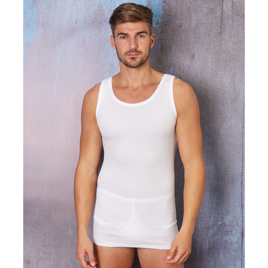Canottiera uomo Matibba 625 spalla larga cotone