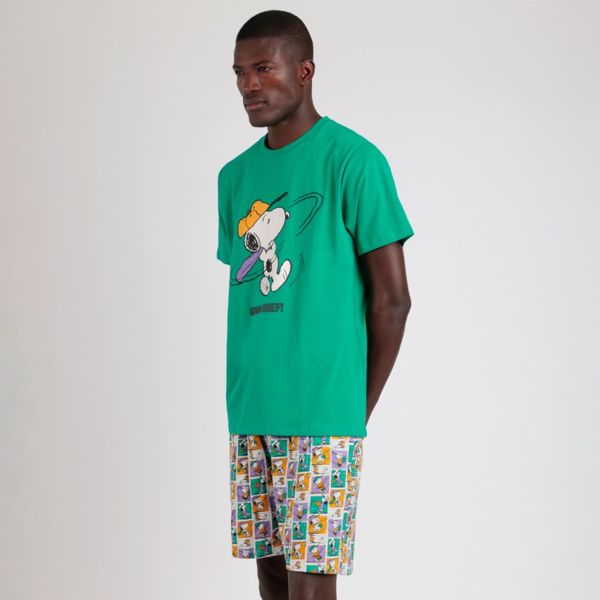 Pigiama uomo Snoopy 100% cotone Admas 63010