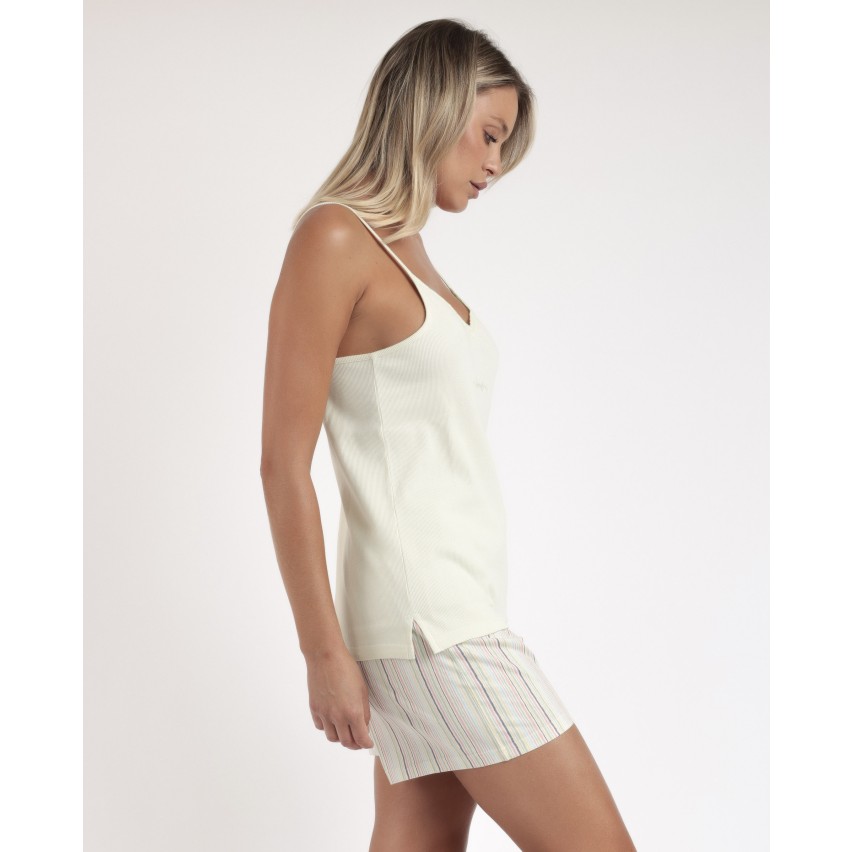 Pigiama Donna Estivo cotone elasticizzato Admas 63078