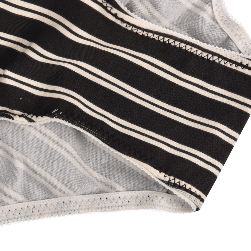 Slip vita bassa Jadea 6321 nero + blu in cotone elasticizzato e pizzo 2 pz