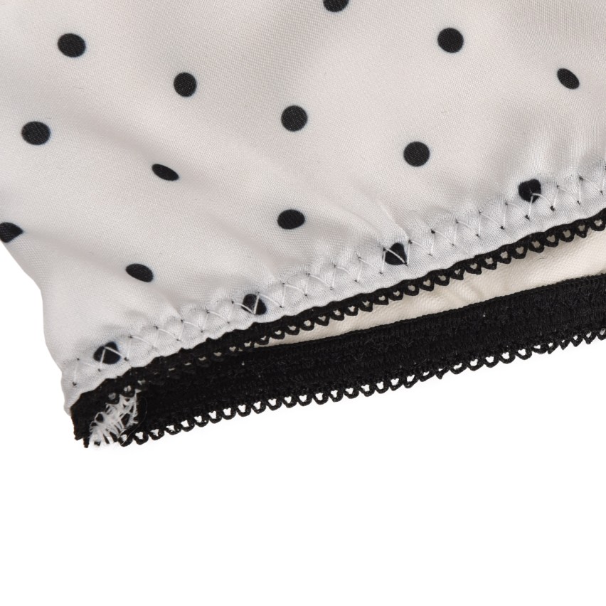 Slip midi Jadea 6327 pesco + seta a pois in cotone elasticizzato 2 pz