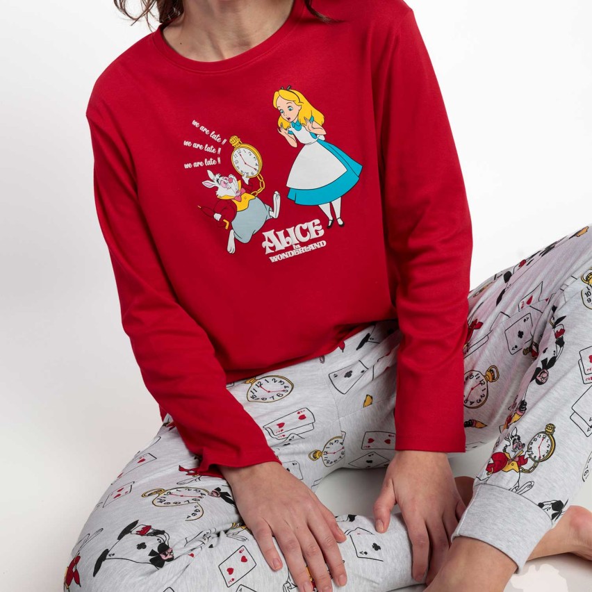 Pigiama donna Alice nel Paese delle Meraviglie Disney 63307