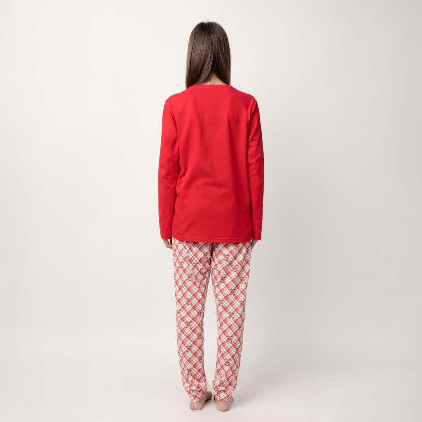 Pigiama donna natalizio caldo cotone Admas 63339