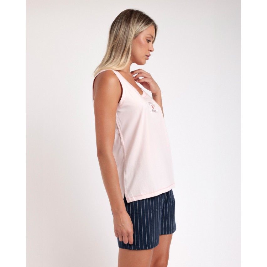 Pigiama Donna estivo 100% cotone Admas 63501