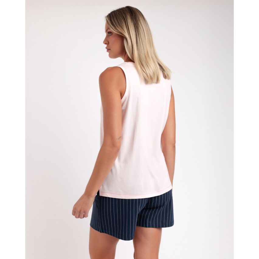 Pigiama Donna estivo 100% cotone Admas 63501