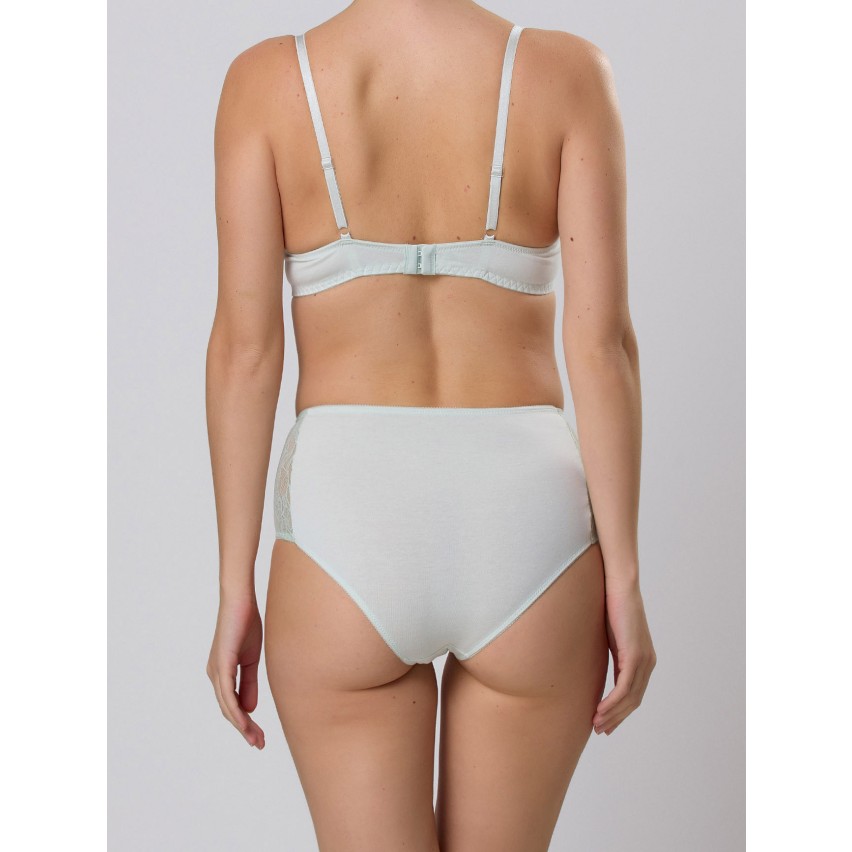 Slip midi Jadea 6413 cotone e pizzo 2 pezzi assortiti