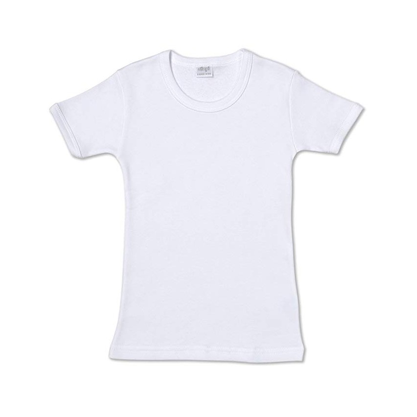Maglia intima da bambino Ellepi 649 manica corta caldo cotone 3 pz