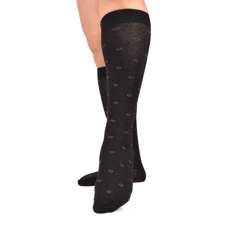 Calze Lunghe assortite donna caldo cotone Meritex 6601 fantasia B 6 paia 