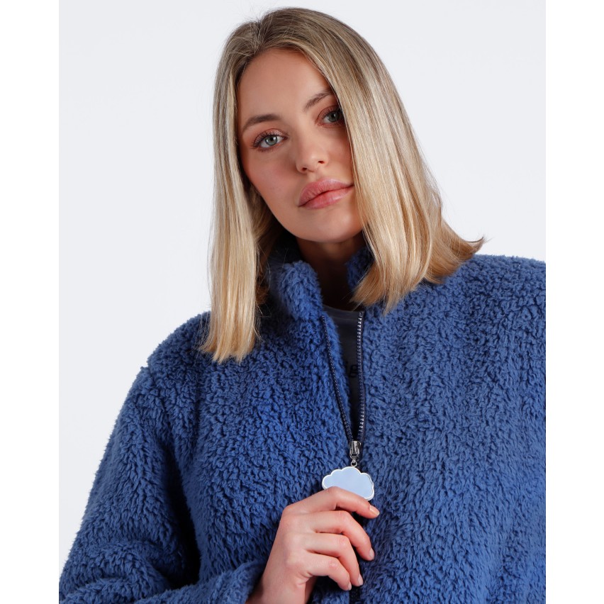 Giacca da camera vestaglia in sherpa donna Admas 67018