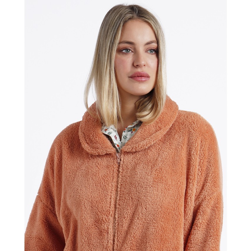 Giacca donna con zip Admas pile di coral 67097