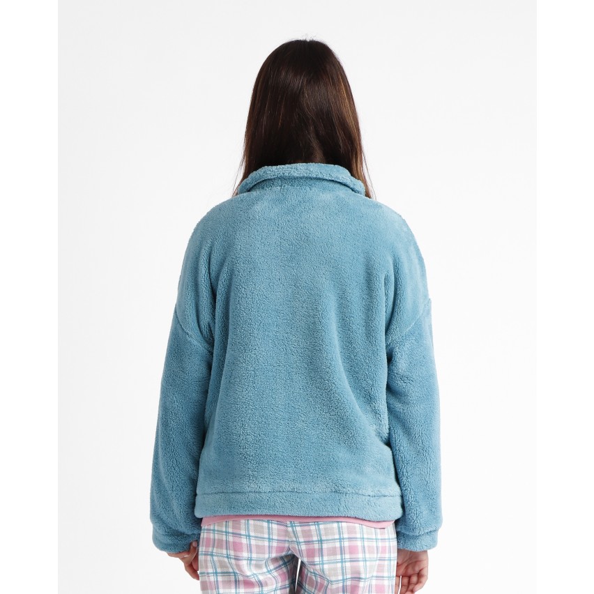 Giacca donna con zip Admas pile di coral 67097