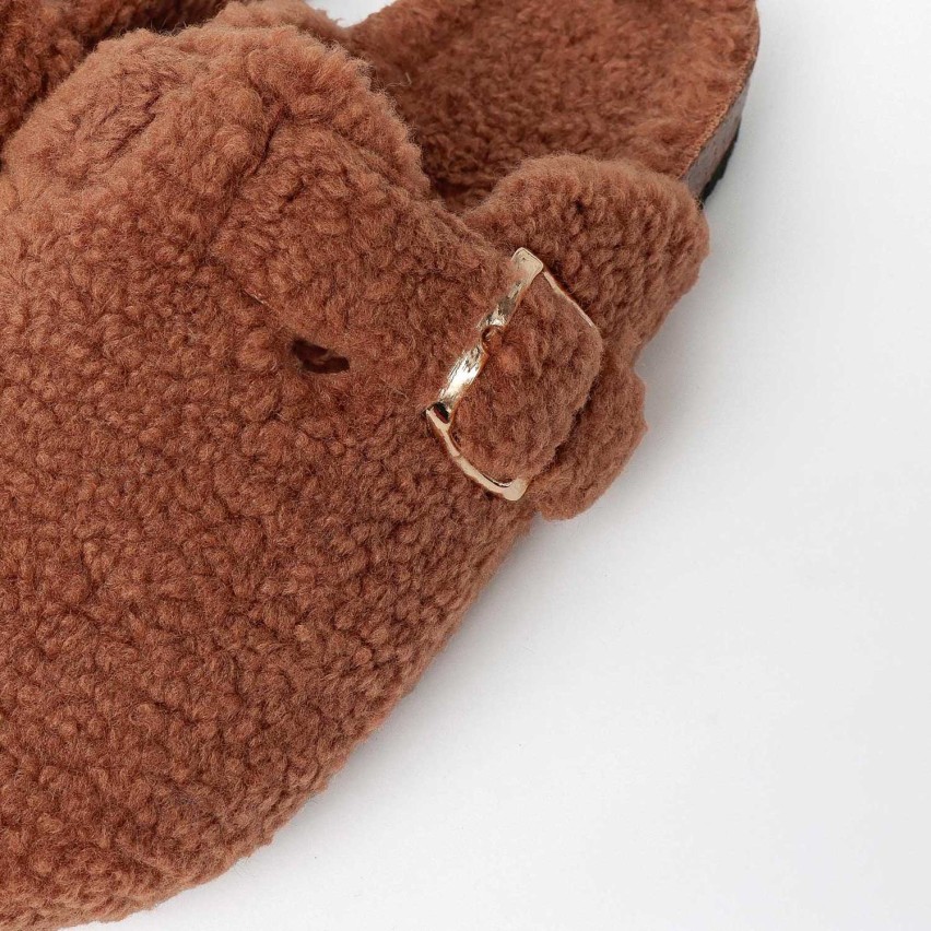 Pantofole donna antiscivolo in sherpa Admas 69128