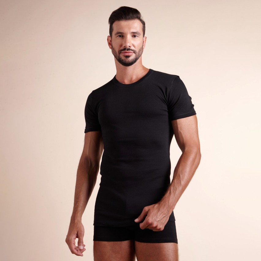 Maglie caldo cotone Snelly uomo girocollo 3 pezzi 7010