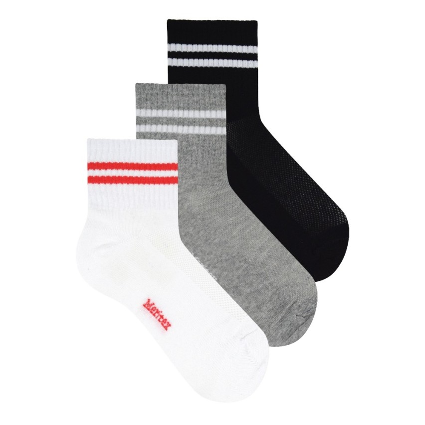 Calzini corti bambino Meritex 7201 cotone con polsino 6 paia