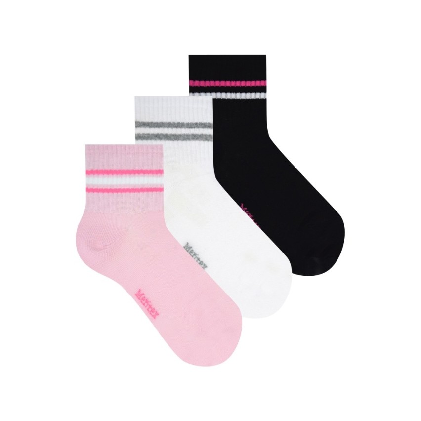Calzini corti Bambina Meritex 7559  in cotone 6 paia