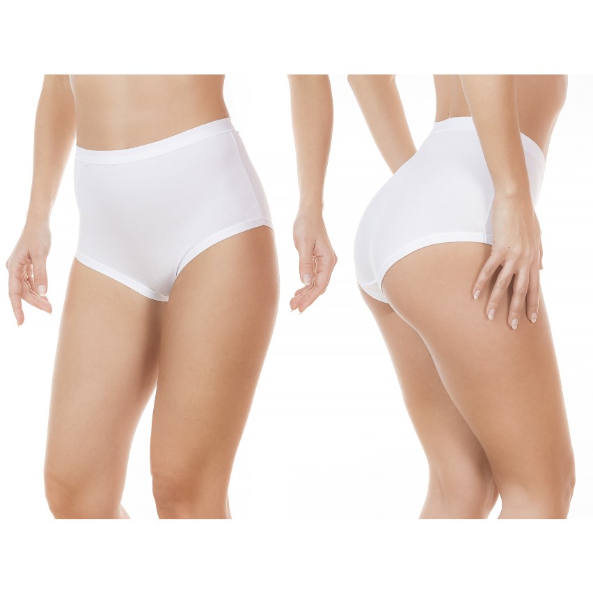 Slip culotta donna jadea 787 vita alta cotone 3 pz