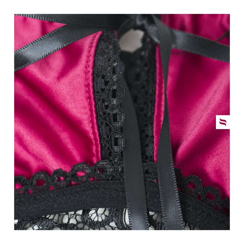 Sexy vestaglietta donna + perizoma Obsessive 861-pei-5 