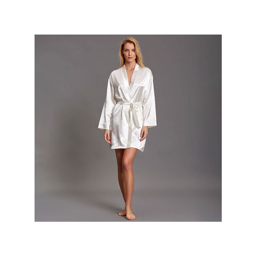 Vestaglia Kimono Seta in raso Andra 862