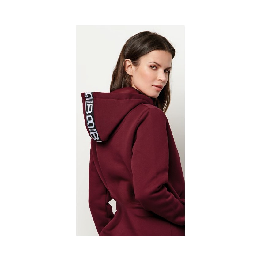 Tuta donna felpata bordeaux Laura Biagiotti BOS 96573S