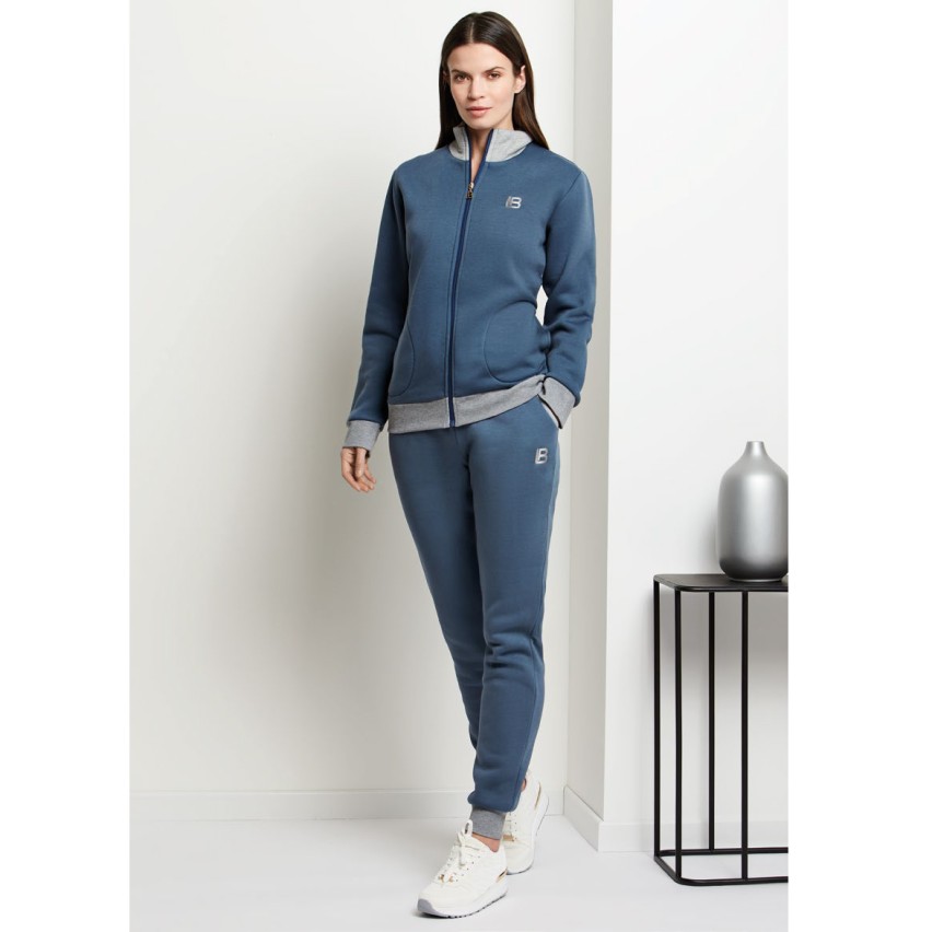 Tuta donna felpata avio e grigio Laura Biagiotti BOS 96581S
