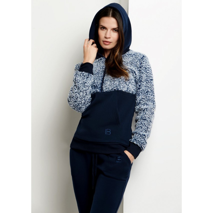 Tuta donna felpata navy Laura Biagiotti BOS 96591S 