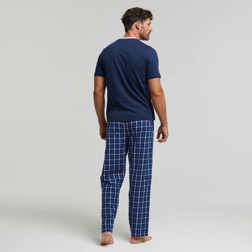 Pigiama uomo pantalone lungo Cotone Pompea Liam